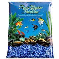 Dark Blue Aquarium Natural Gravel,  Acrylic Color - 5 LBS Bag