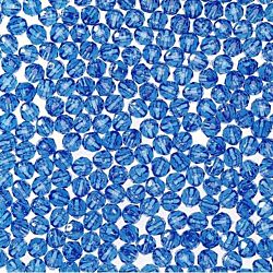Faceted Plastic Beads Dark Blue  8mm 1000 pieces