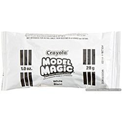 Crayola 23-6001 Model Magic Modeling Compound Class Pack, White, 1-oz. Pouches, 75/Carton 
