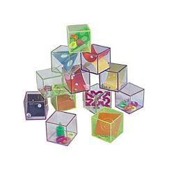 Glitter Cube Mind Teasers, 24 Per Pack