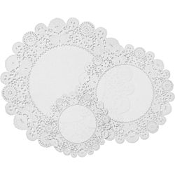 Pacon, PAC25500, Deluxe Doilies, 30 / Pack, White
