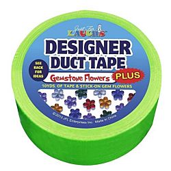 Just for Laughs Designer Duct Tape Plus Gemstone Flowers