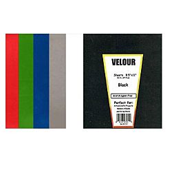 Hygloss Velour Poster Board Assorted Colors - 8.5