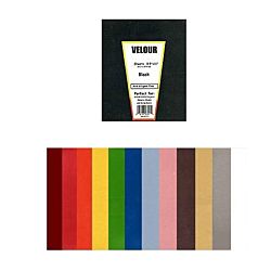 Hygloss Velour Paper Yellow - 8.5