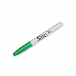 Sharpie Permanent Markers, Fine Point, Green, 30004