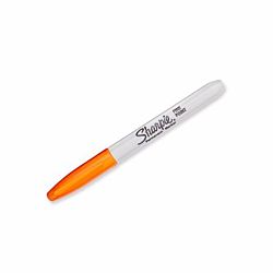 Sharpie Permanent Markers, Fine Point, Orange, 30006