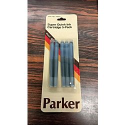 Parker Quink Fountain Ink Refill Blue 5-pack Cartridge 30160