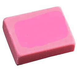 Gem Pink Block Eraser, Box of 40 Erasers