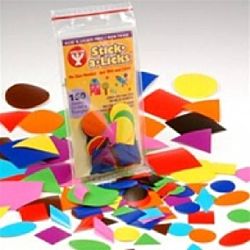 Hygloss Gummed Paper Shape Stick-A-Licks 1
