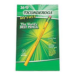 Ticonderoga® My First Pencil, 36 ct., with eraser, (DIXX33336)