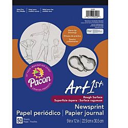 PACON, ART1ST NEWSPRINT PAD 9