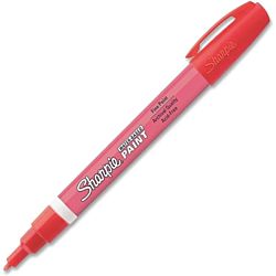 Sharpie Poster Paint Marker Fine Red,Water Based, Nontoxic, Acid-free