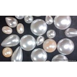 Bulk Craft Pearls Beads With Thru Holes