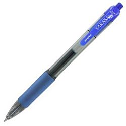 Zebra Sarasa Rapid Dry Ink Gel Retractable Pen, 0.7mm, Blue, 46820