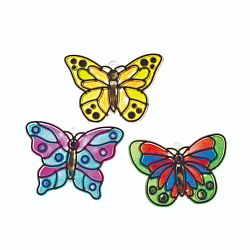 Butterfly Plastic Suncatchers 2-1/2