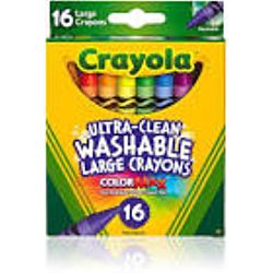 Crayola Washable Crayons Large 16-pk (52-3281)