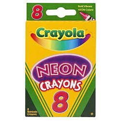 Crayola® 8ct Neon Crayons