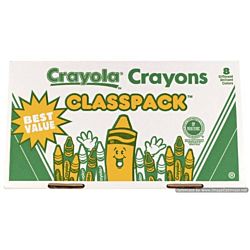 Crayola 400ct Large Size Crayon Classpack 8 colors 52-8038