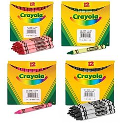Crayola Crayons Bulk Refill - Regular Size, Box of 12, Sold Color