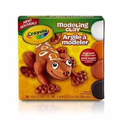 Crayola Assorted 4 Neutral Colors Modeling Clay  1 LB  57-0400