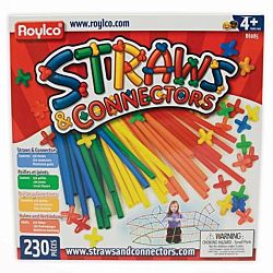 Roylco, Straws & Connectors - 230 Piece Set, R6085