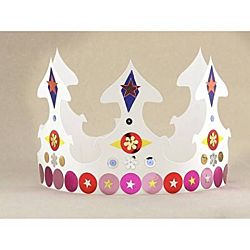 Hygloss White Creative Crowns Pack Of 24