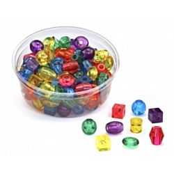 The Crafts Outlet 1lb=454g Bulk Assorted Shapes and Sizes 6-12mm Glass  Beads Mixed