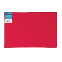 Foamies® Foam Sheet - Red - 2mm thick - 12 x 18 inches,  10 pack