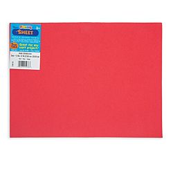 Foamies® Foam Sheet - Red - 2mm thick - 9 x 12 inches, 10 pack