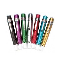 Charles Leonard, Chalk Holder, Aluminum, Assorted Colors with Chalk, Color May Vary (74545)