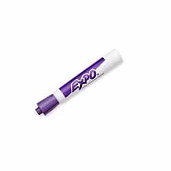 Expo Low Odor Chisel Tip Dry Erase Markers, Purple - 80008 (Low Odor)