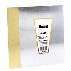 Hygloss 10 Metallic Foil Board, 8.5