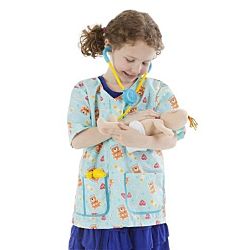 Melissa & Doug Pediatric Nurse Role Play Costume Set (8 pcs) , 8519