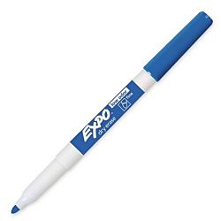 Expo 86003 Low Odor Dry Erase Marker, Fine Point, Blue