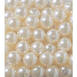 8 mm Round White Pearls - 360/pkg