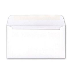 Business Envelope, White, #6-3/4, Plain, Gummed Flap, 500-Box