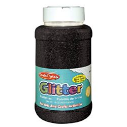 Creative Arts Craft Glitter, 16 Ounce Bottle Black