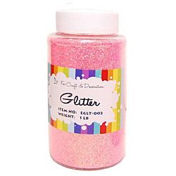 Pacon Craft Glitter, 16 Ounce Bottle Pink