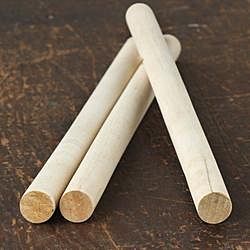 Wooden Dowel Rods - 3/4