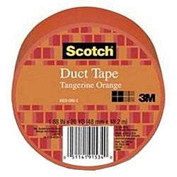 Scotch Duct Tape, Tangerine Orange, 1.88-Inch by 20-Yard