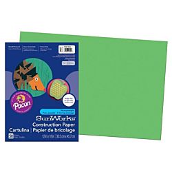 Medium-weight Construction Paper, Bright Green 12