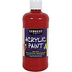 Handy Art 16-Ounce Acrylic Paint,  Spectral Red