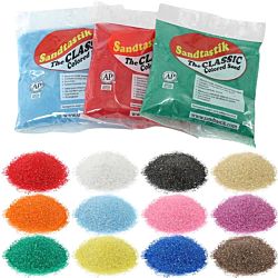 Sandtastik Colored Sand Class Pack Assortment #1 - Set of 12 one lb. bags