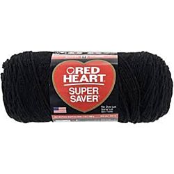 Red Heart  Jumbo Super Saver Yarn - Black - (064743)