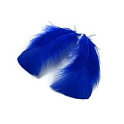 All Purpose Craft Feathers - Royal Blue - 14 grams
