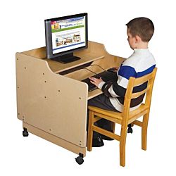 Classroom Children's, Mobile Computer Desk 30