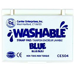 Center Enterprise, Washable Stamp Pads, Blue , CE504