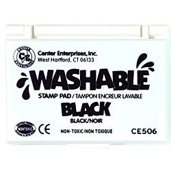 Center Enterprise, Washable Stamp Pads, Black , CE506