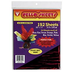 Hygloss 78592 192-sheet Cello Sheets 8.5 by 11-inch