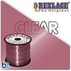 Pepperell Rexlace Plastic Craft 100 Yard Spool, 3/32-Inch Wide, Clear Raspberry